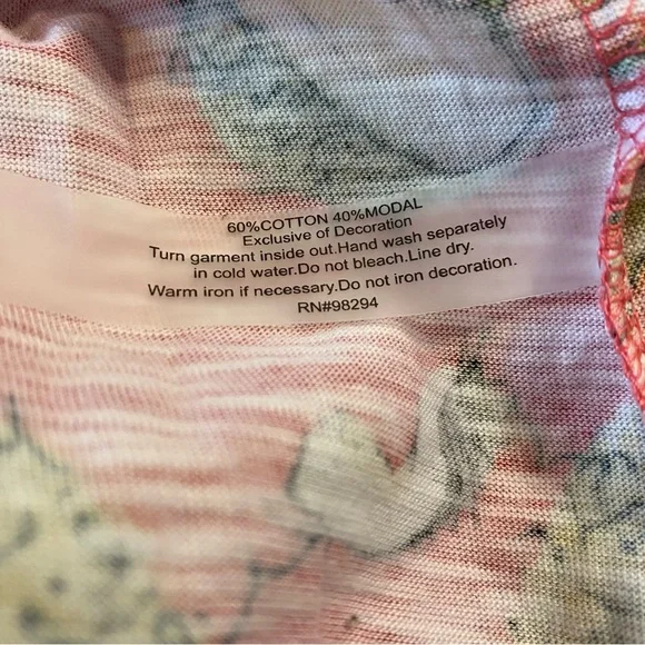 Thomas & Olivia Women’s Tropical Blouse Size Medium New With Tags - Picture 11 of 11